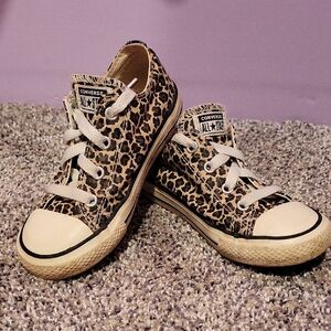 Converse Toddler Leopard Print Sneakers
